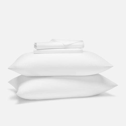 Classic Percale Core Sheet Set - Solid White / Twin