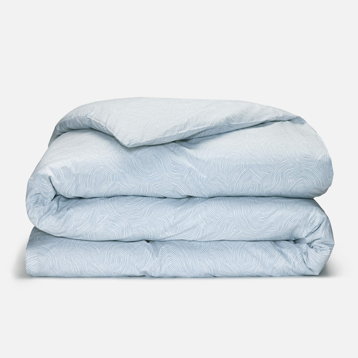 Classic Percale Duvet Cover - Calm Waters in Frost / Twin/Twin XL