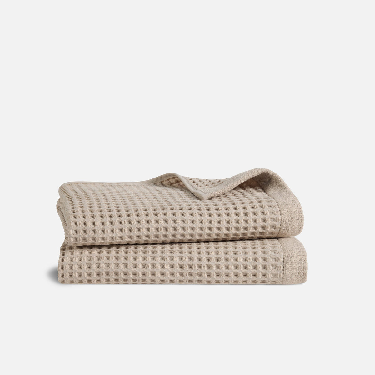 Dreamweave Waffle Bath Towels Set of 2 - Pebble