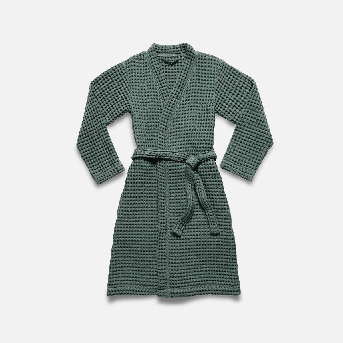 Dreamweave Waffle Robe - Botanical Green / XS