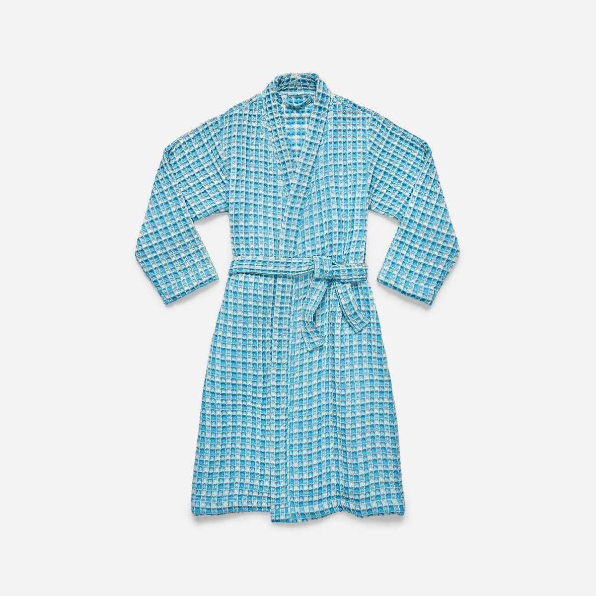 Dreamweave Waffle Robe - French Blue Two Tone / XS