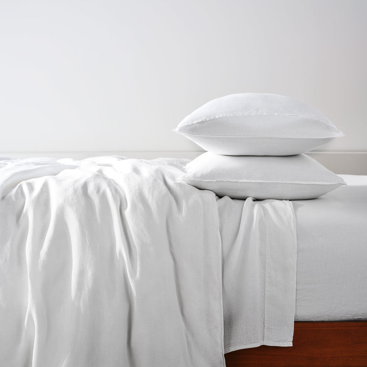 Washed European Linen Core Sheet Set