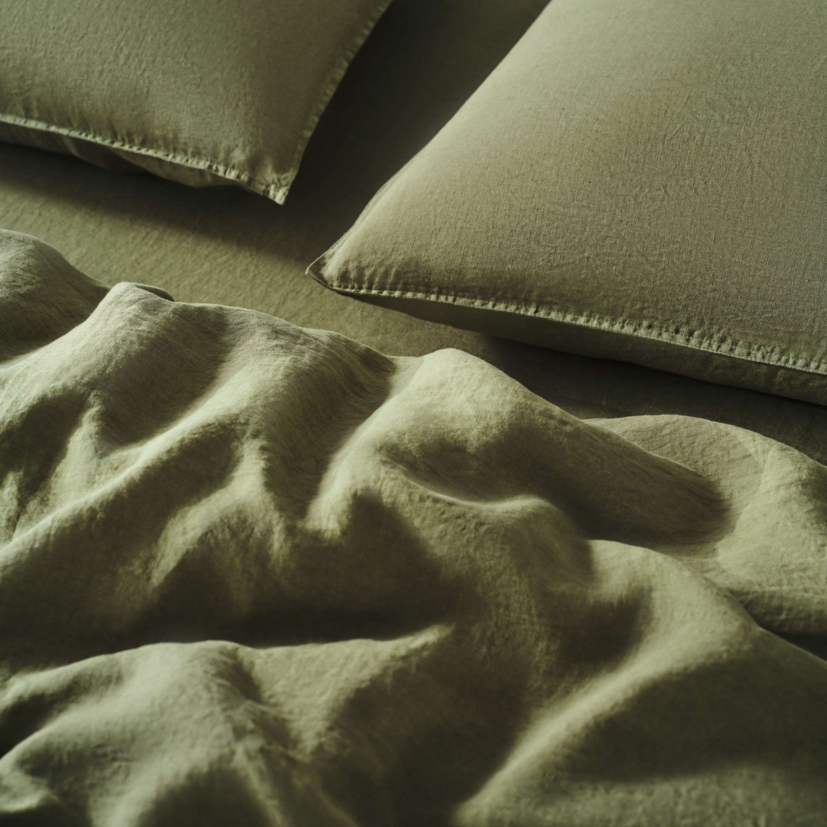 Washed European Linen Core Sheet Set