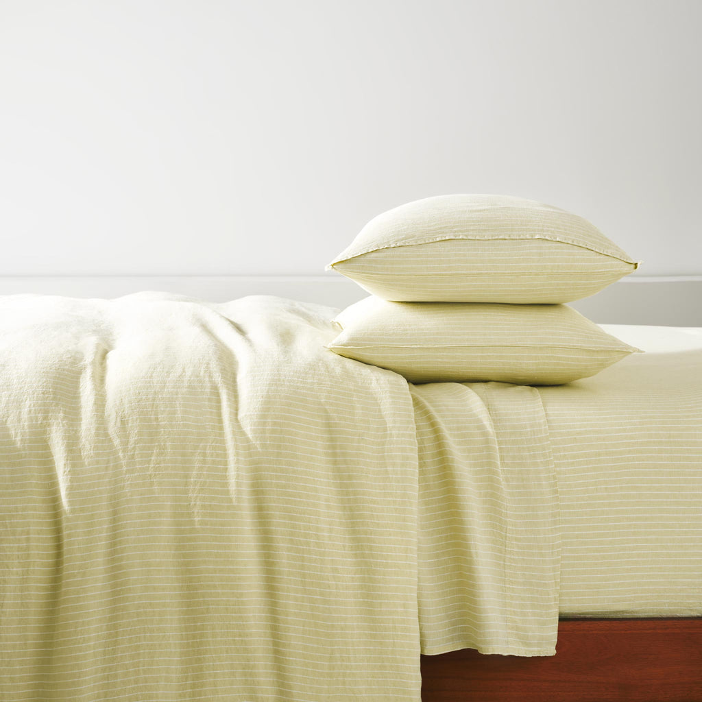 Washed European Linen Core Sheet Set