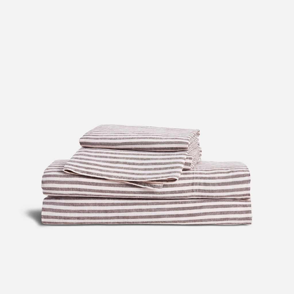 Washed European Linen Core Sheet Set