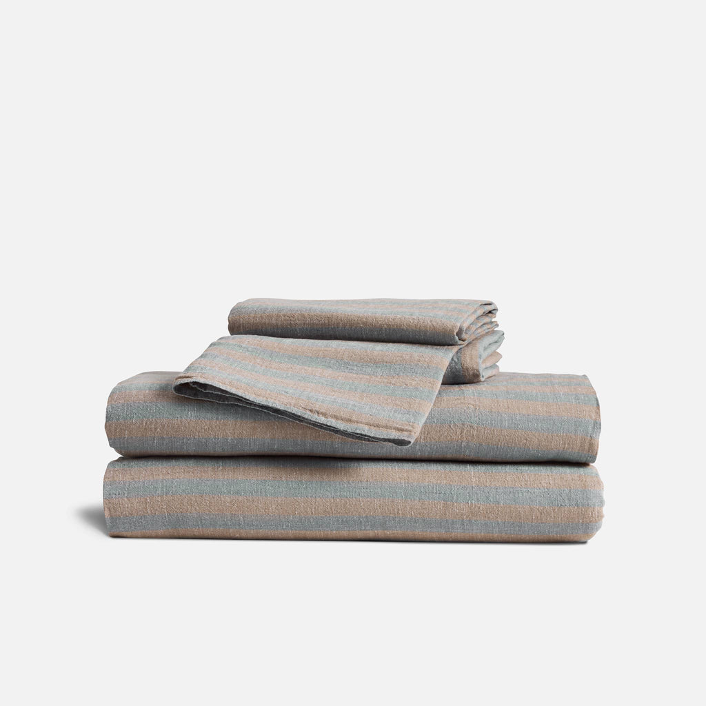 Washed European Linen Core Sheet Set