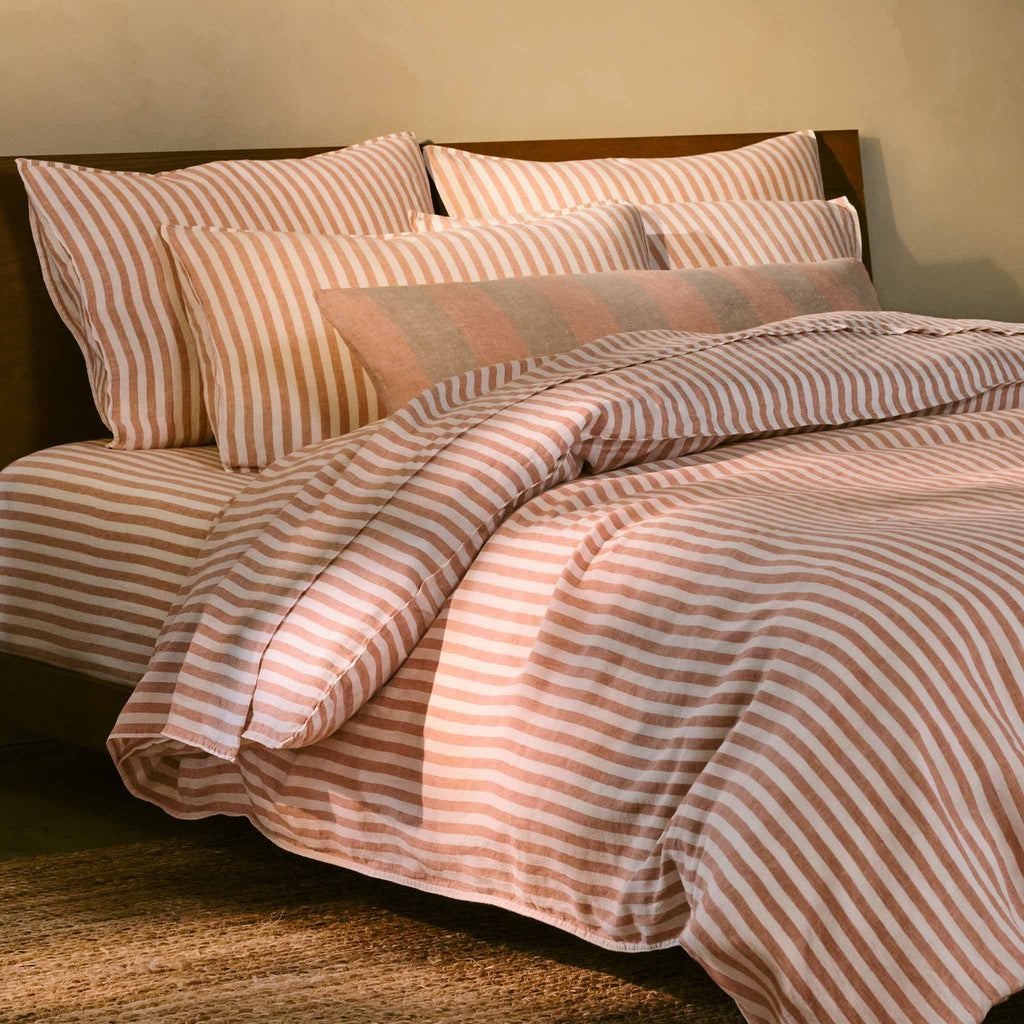 Washed European Linen Core Sheet Set