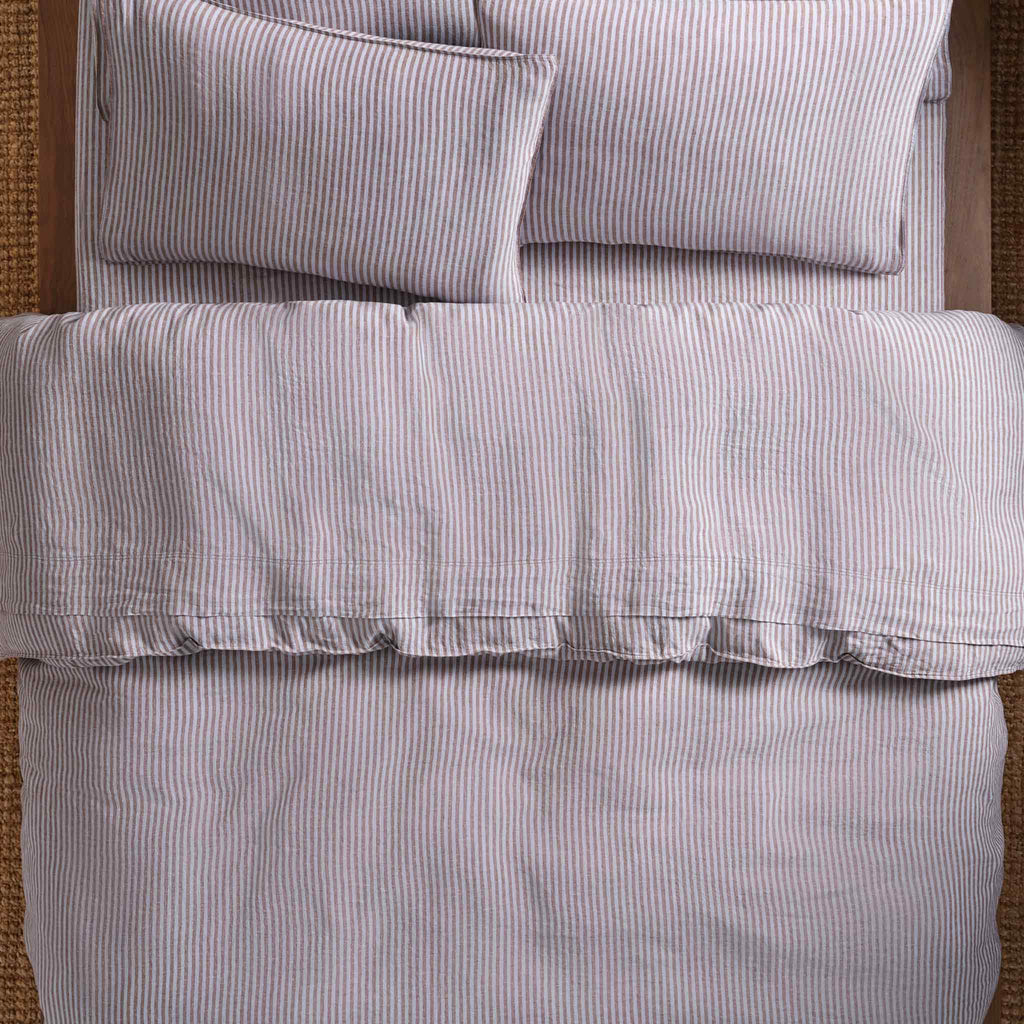 Washed European Linen Core Sheet Set