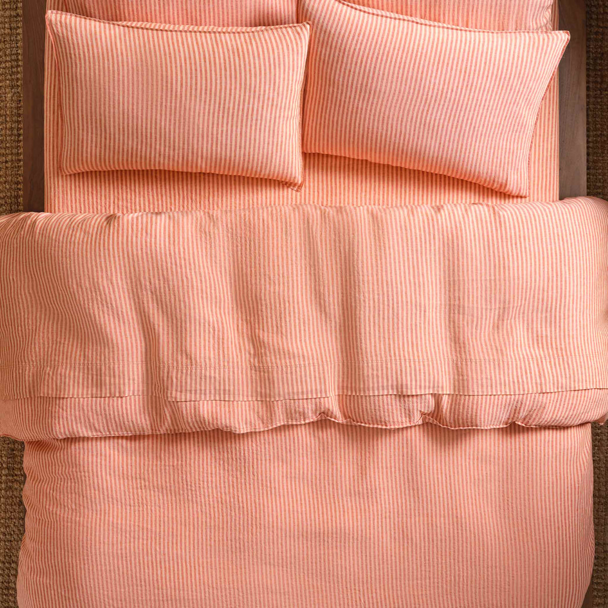 Washed European Linen Core Sheet Set